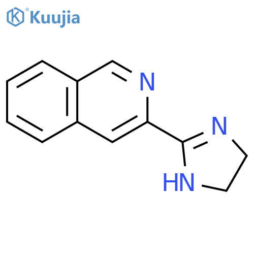 Isoquinoline, 3-(4,5-dihydro-1H-imidazol-2-yl)- structure