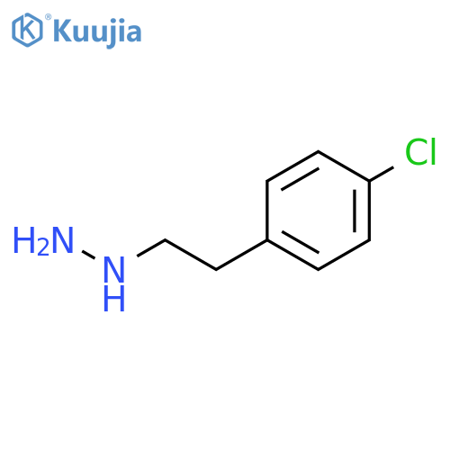 2-(4-chlorophenyl)ethylhydrazine structure