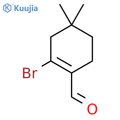 2-Bromo-4,4-dimethylcyclohex-1-enecarbaldehyde structure