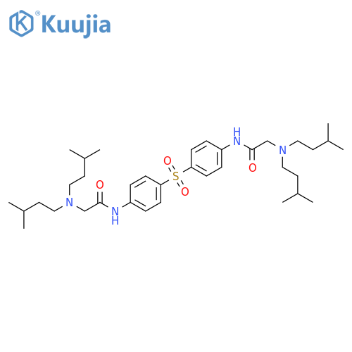 Acetanilide,4',4'''-sulfonylbis[2-(diisopentylamino)- (7CI,8CI) structure