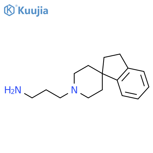 Spiro[1H-indene-1,4'-piperidine]-1'-propanamine, 2,3-dihydro- structure