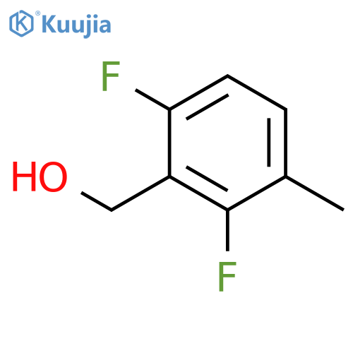 (2,3-Difluoro-4-methylphenyl)methanol structure