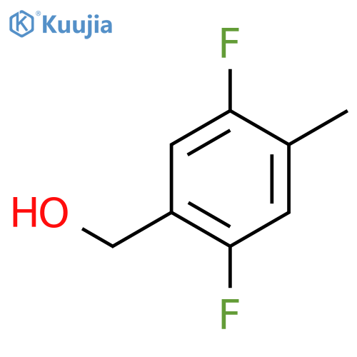(2,5-Difluoro-4-methylphenyl)methanol structure