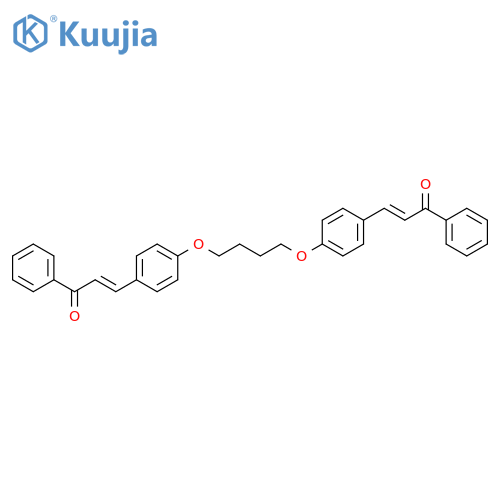 2-Propen-1-one, 3,3'-[1,4-butanediylbis(oxy-4,1-phenylene)]bis[1-phenyl-, (2E,2'E)- (9CI) structure