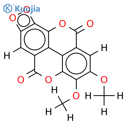 2,3-Methylene,7-Me ether-Ellagic acid structure