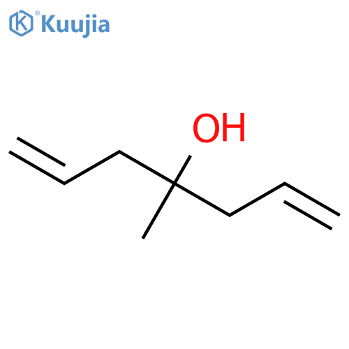 4-Hydroxy-4-methylhepta-1,6-diene structure