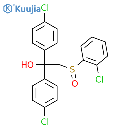 1,1-Bis(4-chlorophenyl)-2-[(2-chlorophenyl)sulfinyl]-1-ethanol structure