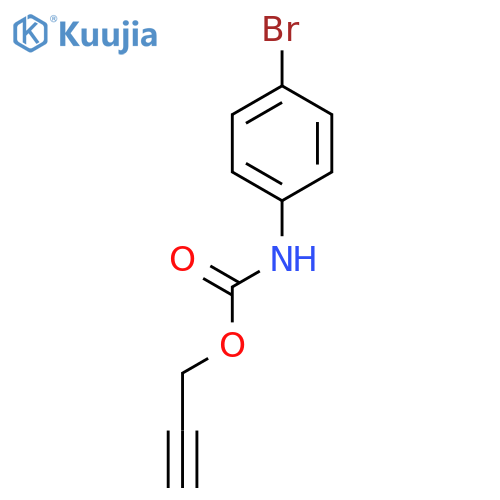 prop-2-yn-1-yl N-(4-bromophenyl)carbamate structure