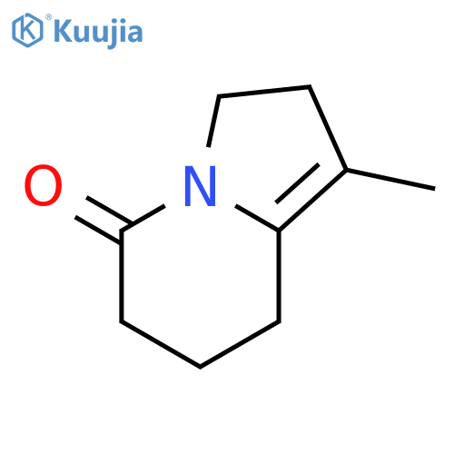 2,6,7,8-tetrahydro-1-methyl-5(3H)-Indolizinone structure