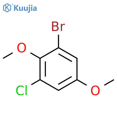 Benzene, 1-bromo-3-chloro-2,5-dimethoxy- structure
