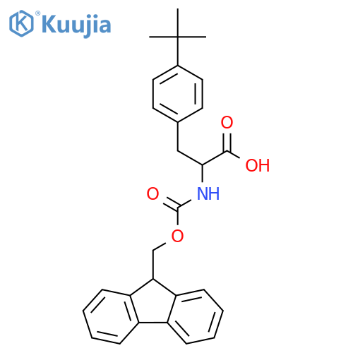 Fmoc-D-4-tert-butyl-Phe structure