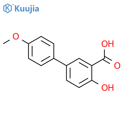 4-Hydroxy-4'-methoxy-[1,1'-biphenyl]-3-carboxylic acid structure