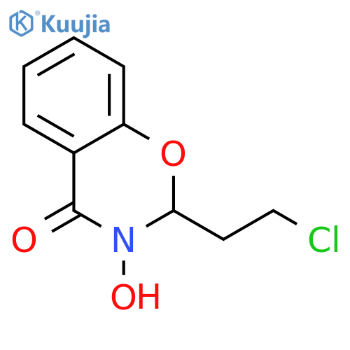 2-(2-Chloroethyl)-3-hydroxy-3,4-dihydro-2H-1,3-benzoxazin-4-one structure