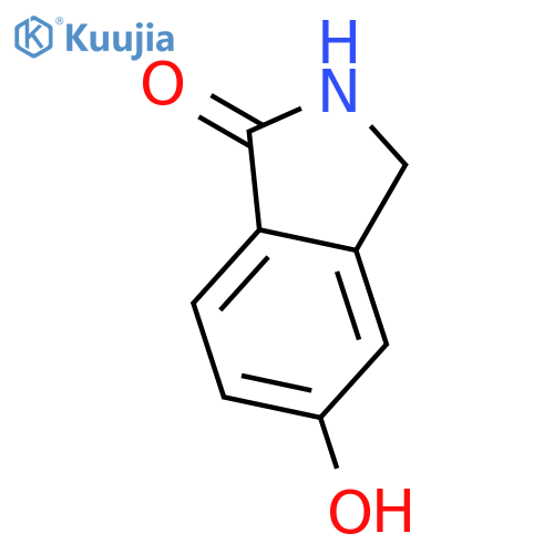 5-hydroxy-2,3-dihydro-1H-isoindol-1-one structure