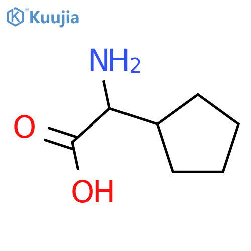 (R)-2-Amino-2-cyclopentylacetic acid structure