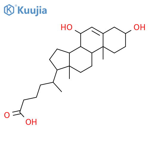 3beta,7alpha-Dihydroxy-24-carboxychol-5-en structure