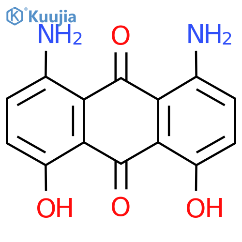 1,8-Diamino-4,5-dihydroxyanthraquinone structure