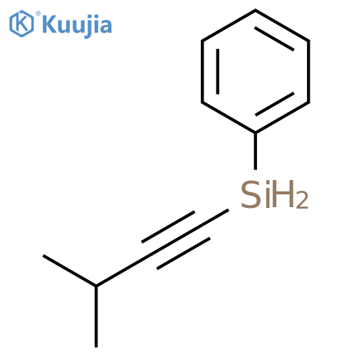 Silane, (3-methyl-1-butynyl)phenyl- structure