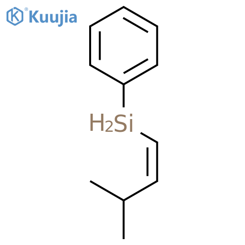 Silane, [(1Z)-3-methyl-1-butenyl]phenyl- structure
