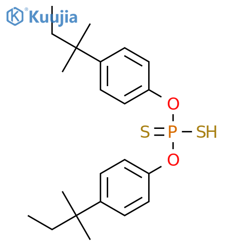 Phenol,4-(1,1-dimethylpropyl)-, hydrogen phosphorodithioate (9CI) structure