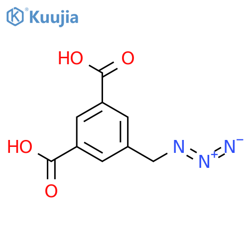 1,3-Benzenedicarboxylic acid, 5-(azidomethyl)- structure