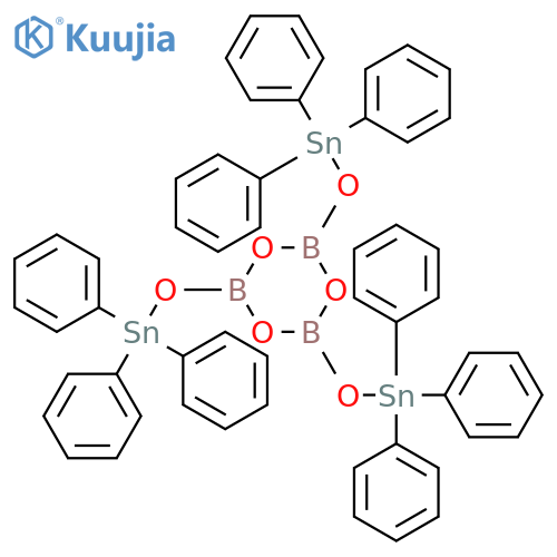 Boroxin,tris[(triphenylstannyl)oxy]- (9CI) structure