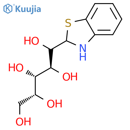 D-Arabinitol, 5-C-(2,3-dihydro-2-benzothiazolyl)-, (R)- structure