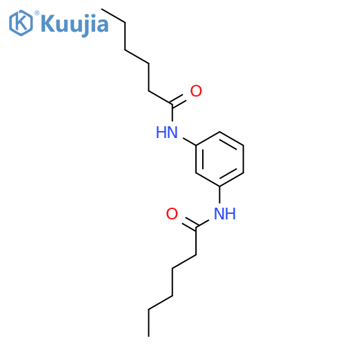 Hexanamide, N,N'-1,3-phenylenebis- structure