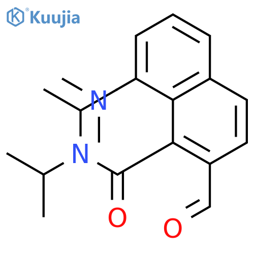 1-Naphthalenecarboxamide, 8-(dimethylamino)-2-formyl-N,N-bis(1-methylethyl)- structure