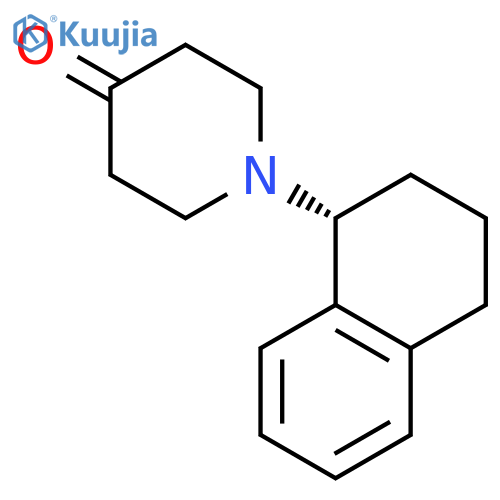 4-Piperidinone, 1-[(1R)-1,2,3,4-tetrahydro-1-naphthalenyl]- structure