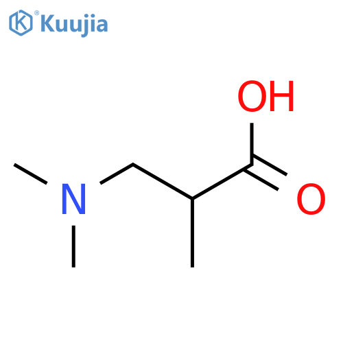 3-(Dimethylamino)-2-methylpropanoic acid hydrochloride structure
