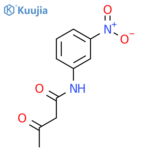 N-(3-Nitrophenyl)-3-oxo-butanamide structure