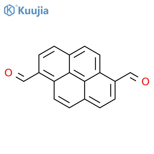 1,6-Pyrenedicarboxaldehyde structure