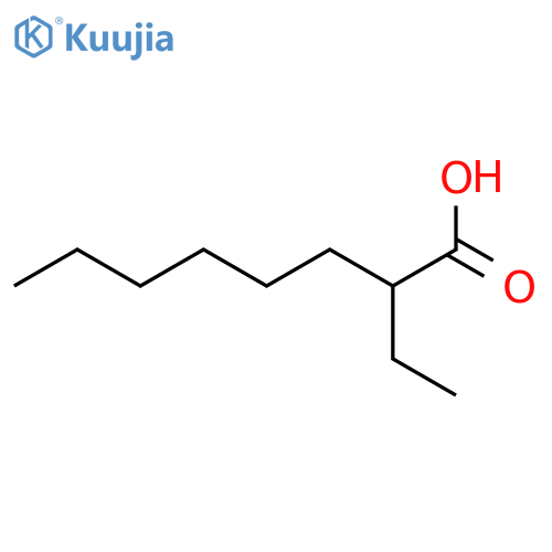Octanoic acid, 2-ethyl- structure