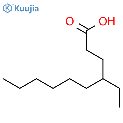 Decanoic acid, 4-ethyl- structure