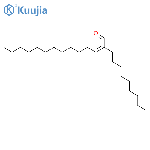 2-Tetradecenal, 2-decyl- structure