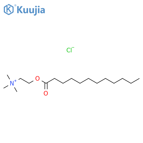 Lauroylcholine chloride structure