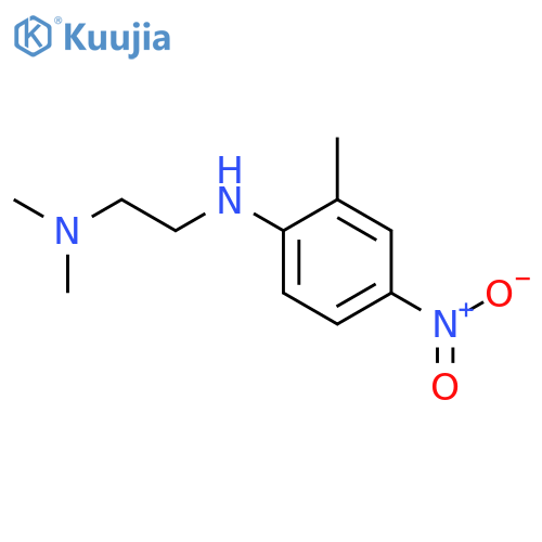 1,2-Ethanediamine, N,N-dimethyl-N'-(2-methyl-4-nitrophenyl)- structure