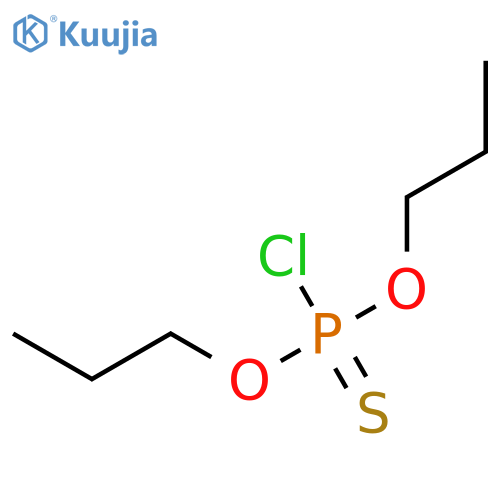 Phosphorochloridothioicacid, O,O-dipropyl ester structure