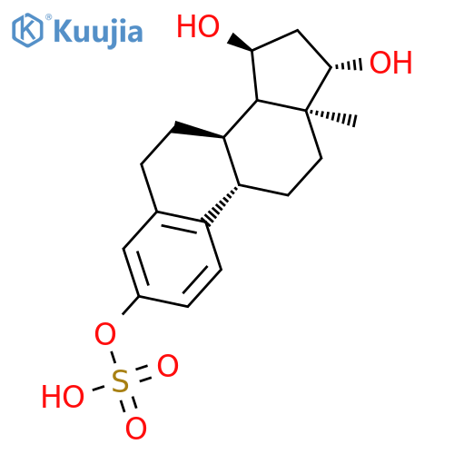 Estra-1,3,5(10)-triene-3,15,17-triol,3-(hydrogen sulfate), (15a,17b)- (9CI) structure