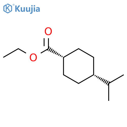 Cyclohexanecarboxylic acid, 4-isopropyl-, ethyl ester, cis- (8CI) structure