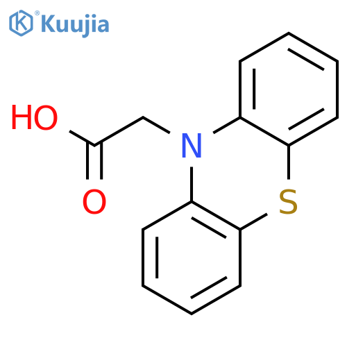 Phenothiazin-10-yl-acetic acid structure
