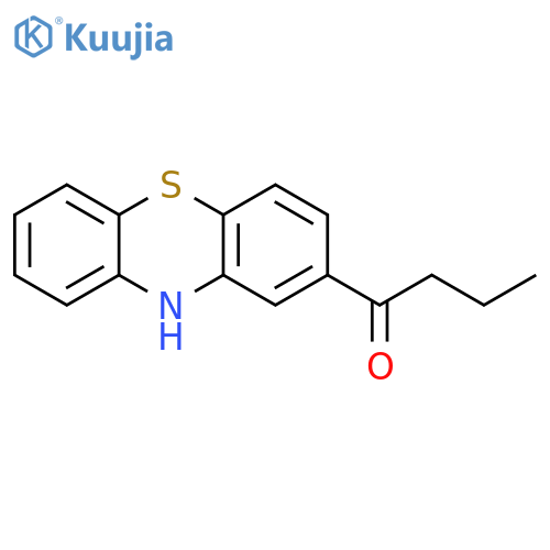 3-Butyrylphenothiazine structure