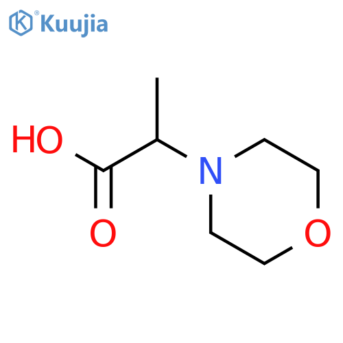 2-morpholinopropanoic acid structure