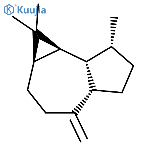 1H-Cycloprop[e]azulene,decahydro-1,1,7-trimethyl-4-methylene-, (1aR,4aS,7R,7aR,7bS)- structure