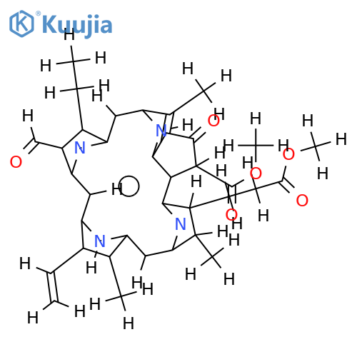 14-ethyl-13-formyl-3-(2-methoxycarbonyl-ethyl)-4,8,18-tetramethyl-20-oxo-9-vinyl-23H,25H-phorbine-21-carboxylic acid methyl ester structure