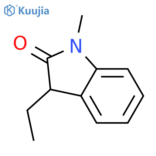2H-Indol-2-one,3-ethyl-1,3-dihydro-1-methyl- structure