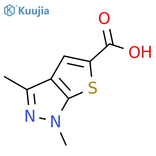 1,3-Dimethyl-1H-thieno2,3-cpyrazole-5-carboxylic Acid structure