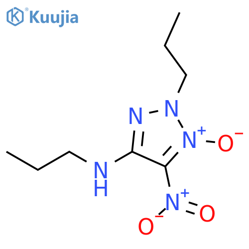 2H-1,2,3-TRIAZOL-4-AMINE, 5-NITRO-N,2-DIPROPYL-, 1-OXIDE structure
