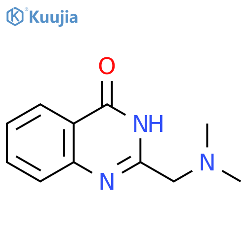 2-(dimethylamino)methyl-3,4-dihydroquinazolin-4-one structure